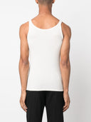 Saint Laurent Cassandre Cotton Tank Top