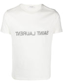 セントローランロゴコットンTシャツ