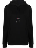 Saint Laurent logo con capucha de algodón
