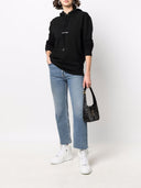 Saint Laurent logo con capucha de algodón