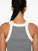 Closed Organic Cotton Cropped Tank Top