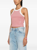 Closed Organic Cotton Cropped Tank Top