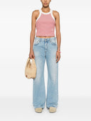 Closed Organic Cotton Cropped Tank Top