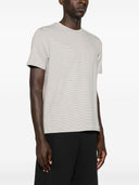 Emporio Armani Cotton Blend Striped T Shirt