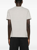 Emporio Armani Cotton Blend Striped T Shirt