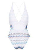 Missoni Beachwear Pre Deep Neckline Swimsuit