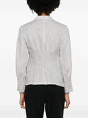 Emporio Armani Linen Single Breasted Blazer Jacket