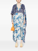 Pierre Louis Mascia Printed Silk Caftan Dress