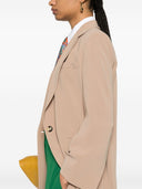 Alberto Biani Single Breasted Cady Coat