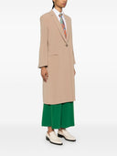 Alberto Biani Single Breasted Cady Coat