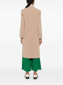 Alberto Biani Single Breasted Cady Coat