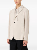 Emporio Armani Hooded Single Breasted Blazer Jacket