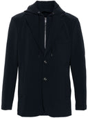 Emporio Armani Hooded Single Breasted Blazer Jacket