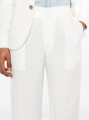 Emporio Armani Linen Blend Single Breasted Suit