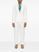Emporio Armani Linen Blend Single Breasted Suit