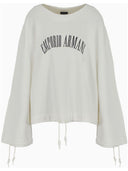 Emporio Armani Logo Cotton Draw String Sweatshirt
