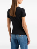 إمبوريو أرماني شعار القطن تي شيرت