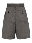 Emporio Armani Striped Cotton Shorts