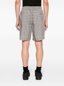 Shorts de mezcla de algodón impreso Emporio Armani