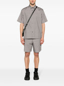 Shorts de mezcla de algodón impreso Emporio Armani
