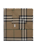 Burberry Giant Check Wool Scarf