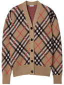 Burberry Check Cashmere Cardigan