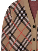 Burberry Check Cashmere Cardigan