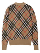 Burberry Check Cashmere Cardigan