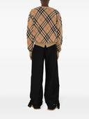 Burberry Check Wool Crewneck Jumper