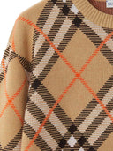 Burberry Check Wool Crewneck Jumper