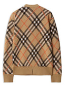 Burberry Check Wool Crewneck Jumper