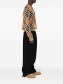 Burberry Check Wool Crewneck Jumper