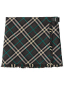 Burberry Check Wool Blend Mini spódnica