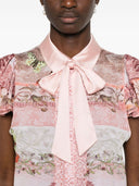 Top in seta stampata Alice + Olivia