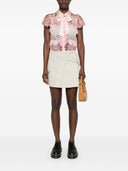 Top in seta stampata Alice + Olivia