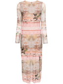 Abito di seta stampato Alice + Olivia