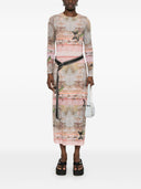 Abito di seta stampato Alice + Olivia