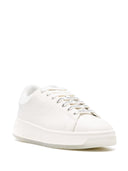 E 'Clat Logo Leather Sneakers