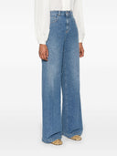 Emporio Armani Wide Leg Denim Jeans