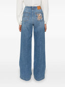 Emporio Armani Wide Leg Denim Jeans