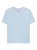 Emporio Armani bedruckte Baumwoll -T -Shirt