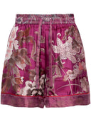 Pierre Louis Mascia Printed Silk Shorts