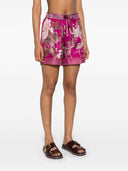 Pierre Louis Mascia Printed Silk Shorts