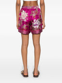 Pierre Louis Mascia Printed Silk Shorts