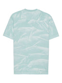 Paul Smith Sun Bleach Print Cotton T Shirt