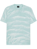 Paul Smith Sun Bleach Print Cotton T Shirt
