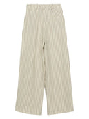 Alysi High Waisted Striped Trousers