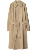 Burberry Ekd Logo Cotton Blend Trench Coat