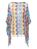 Missoni Beachwear Zigzag Pattern Short Cover Up