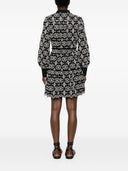 Ermanno Firenze Printed Cotton Blend Short Dress